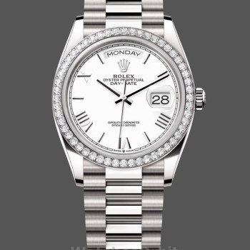 Replica Heren Rolex Datejust 41-126334 0024, Automatisch, Witte Wijzerplaat