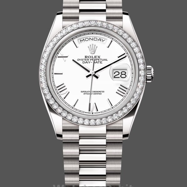 Replica Heren Rolex Datejust 41-126334 0024, Automatisch, Witte Wijzerplaat
