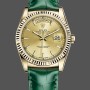 Replica Rolex Day Date 36-m128399TBR 0019, witgoud, diamanten ring, witte wijzerplaat