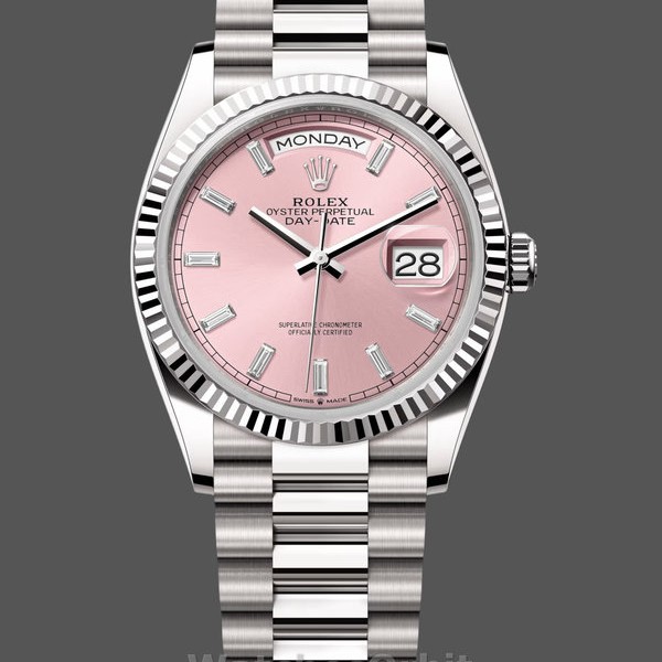Replica Heren Rolex Datejust 41-m126334 0013, Grijze wijzerplaat, Oystersteel & Witgoud, Stalen Band