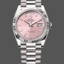 Replica Heren Rolex Datejust 41-m126334 0013, Grijze wijzerplaat, Oystersteel & Witgoud, Stalen Band