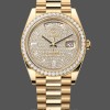 Replica Heren Rolex Sky-Dweller 42-336935 0002, Chocolade Wijzerplaat, Oyster Armband Chocolade