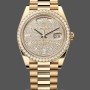 Replica Heren Rolex Sky-Dweller 42-336935 0002, Chocolade Wijzerplaat, Oyster Armband Chocolade
