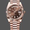 Replica Heren Rolex Day-Date 40-m228235 0003, 18K Everose Goud, President, Chocolade Wijzerplaat