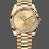 Replica Heren Rolex Day-Date 40-m228238 0005, Geelgoud, Champagne wijzerplaat