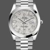 Replica Heren Rolex Day-Date 40-228206 0036, Platina, Meteoriet Baguette Wijzerplaat, Heren Meteoriet Wijzerplaat