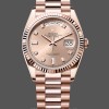 Replica Rolex Day-Date 36mm unisex-m128235 0009-Evergoud-Roze Wijzerplaat Roze Roze