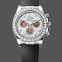 Replica Heren Rolex Daytona Cosmograph-126589RBR 0001, 40mm, 2024 Release, Witte Parelmoer Wijzerplaat
