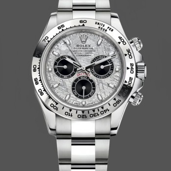 Replica Heren Rolex Cosmograph Daytona-116509, 40mm, Meteorietgrijze wijzerplaat, Heren Meteorietgrijs