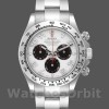 Replica Heren Rolex Cosmograph Daytona-116509, 40mm, Witgoud, Witte Arabische Wijzerplaat