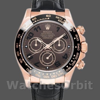 Replica Rolex Cosmograph Daytona 40mm Heren-116515-Chocoladebruine Wijzerplaat Chocoladebruin