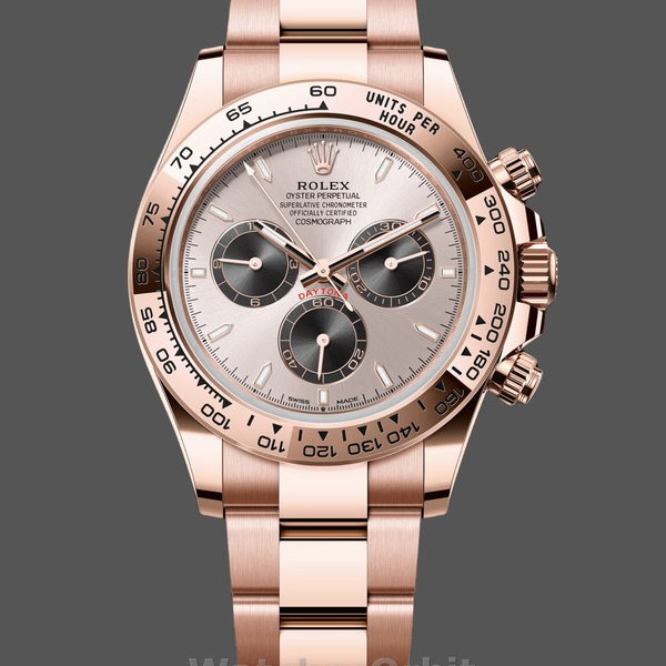 Replica Rolex Cosmograph Daytona 40mm Heren-126505 0003-Oyster Armband-Rose Champagne Wijzerplaat Champagne