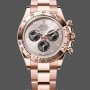 Replica Rolex Cosmograph Daytona 40mm Heren-126505 0003-Oyster Armband-Rose Champagne Wijzerplaat Champagne