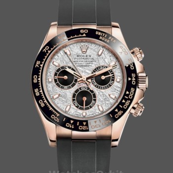 Replica Heren Rolex Cosmograph Daytona 40mm Meteoriet Wijzerplaat Everose Goud - 116515LN 0055 Meteoriet Wijzerplaat