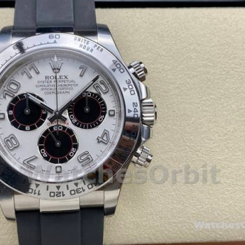 Replica Rolex Cosmograph Daytona witgoud met panda wijzerplaat 116519 voor heren
