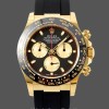 Replica Rolex Daytona 40mm Heren-116518LN-Zwarte wijzerplaat-Rubberband Zwart