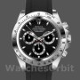 Replica Rolex Daytona 40mm Heren-116519-Zwarte wijzerplaat-Zwarte rubberen band Zwart<br />
