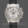 Replica Rolex Daytona 40mm Heren-116519-Zwarte Leren Band-Meteoriet Wijzerplaat Meteoriet