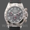 Replica Rolex Daytona 40mm Heren-116519-Grijze wijzerplaat-Zwart rubberBand Grijs