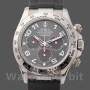 Replica Rolex Daytona 40mm Heren-116519-Grijze wijzerplaat-Zwart rubberBand Grijs