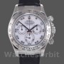 Replica Rolex Daytona 40mm Heren-116519-Parelmoer-Arabische wijzerplaat Wit