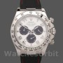 Replica Rolex Daytona 40mm Heren-116519-Panda Wijzerplaat-Zwarte Rubber Band Wit
