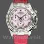 Replica Rolex Daytona 40mm Heren-116519-Rose MOP-Arabisch-Roze Band Roze MOP<br />