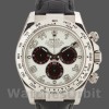 Replica Rolex Daytona 40mm Heren-116519-Witte Wijzerplaat-Zwarte Ogen Wit