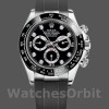Replica Rolex Daytona 40mm Heren-116519-Witgoud-Automatisch-Zwarte Wijzerplaat-Diamanten Zwarte Diamanten