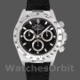 Replica Rolex Daytona 40mm Heren-116519-Witgoud-Zwarte Wijzerplaat Zwart<br />