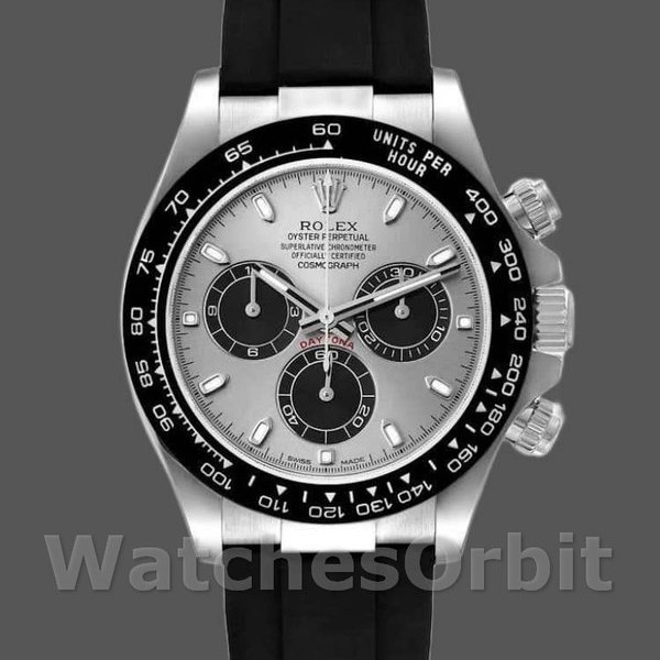 Replica Rolex Daytona 40mm Heren-116519-Witgoud-Grijze Wijzerplaat