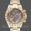 Replica Rolex Daytona 40mm Heren-116523-Roestvrij Staal-Zwart MOP Wijzerplaat MOP