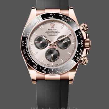 Replica Heren Rolex Daytona-126515LN 0006, 40mm, Everose Gold Oysterflex, Sundust Wijzerplaat, Sundust