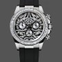 Replica Heren Rolex Daytona 40-116589TBR, Tijgeroog, Witgoud, Diamanten wijzerplaat, Oysterflex, Diamanten wijzerplaat