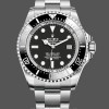 Replica Rolex Deepsea 44mm Heren-126660-Zwarte Wijzerplaat-Oyster Staal Zwart