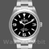 Replica Heren Rolex Explorer-214270, 39mm, Roestvrij staal, zwarte lichtgevende wijzerplaat