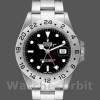 Replica Rolex Explorer II 39mm Heren-16550-Roestvrij Staal-Zwarte Wijzerplaat Zwart