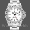 Replica Rolex Explorer II 40mm Heren-16570-Roestvrij Staal-Witte Wijzerplaat Wit