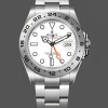 Replica Rolex Explorer II 42mm Heren-m226570 0001-Roestvrij Staal-Witte Wijzerplaat Wit