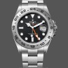 Replica Rolex Explorer II 42mm Heren-m226570 0002-Roestvrij Staal-Zwarte Wijzerplaat Zwart