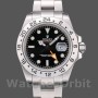 Replica Rolex Explorer 40mm Heren-REP016820-Roestvrij Staal-Zwarte Wijzerplaat Zwart