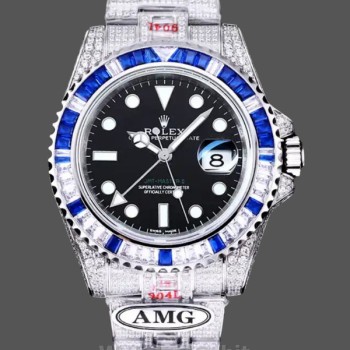 Replica Rolex Day Date 40-M228235 0045, Eisenkiesel Baguette, Automatisch, Diamant, Heren Eisenkiesel