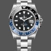Replica Heren Rolex GMT-Master II-126710BLNR 0003, 40mm, Roestvrij Staal, Zwarte Wijzerplaat, Heren Zwart