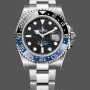 Replica Heren Rolex GMT-Master II-126710BLNR 0003, 40mm, Roestvrij Staal, Zwarte Wijzerplaat, Heren Zwart