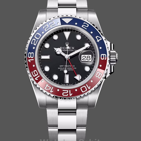 Replica Heren Rolex GMT-Master II-126710BLRO 0002, Zwart