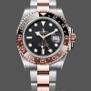 Replica Heren Rolex GMT-Master II-126711CHNR, 40mm, Zwarte Wijzerplaat, Heren Zwart