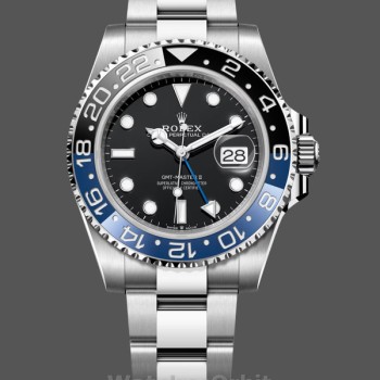 Replica Rolex GMT-Master II 40mm Heren-116710BLNR-Zwarte wijzerplaat Zwart