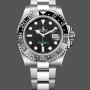 Replica Heren Rolex GMT-Master II Groen met zwarte rand M126710GRNR 40MM Automatisch Zwart