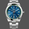 Replica Rolex Milgauss 40mm Heren-116400GV-Roestvrij Staal-Z-Blauwe Wijzerplaat Z-blauw