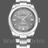 Replica Unisex's Rolex Oyster Perpetual 36mm Unisex-116000-Rhodium Grijze Wijzerplaat
